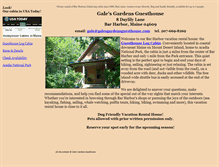 Tablet Screenshot of galesgardensguesthouse.com